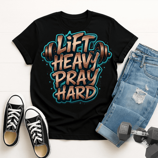 Lift Heavy Pray Hard T-Shirt