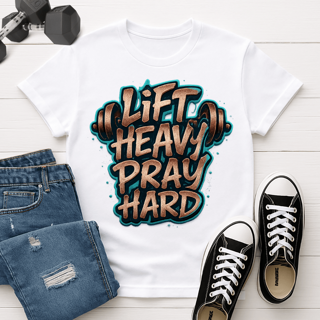 Lift Heavy Pray Hard T-Shirt
