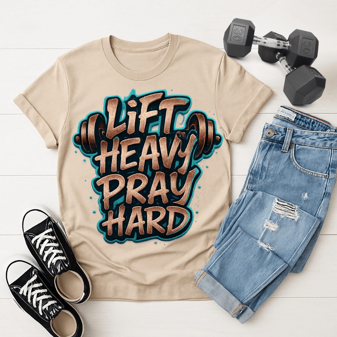 Lift Heavy Pray Hard T-Shirt