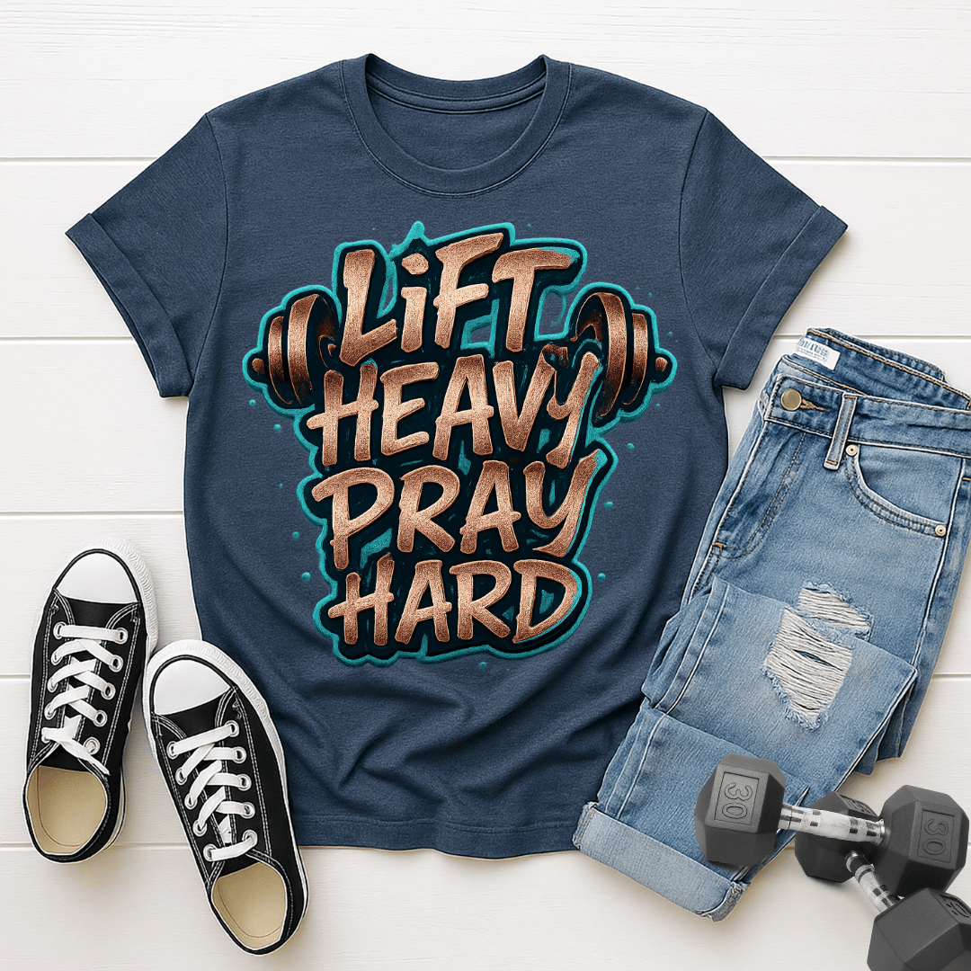 Lift Heavy Pray Hard T-Shirt
