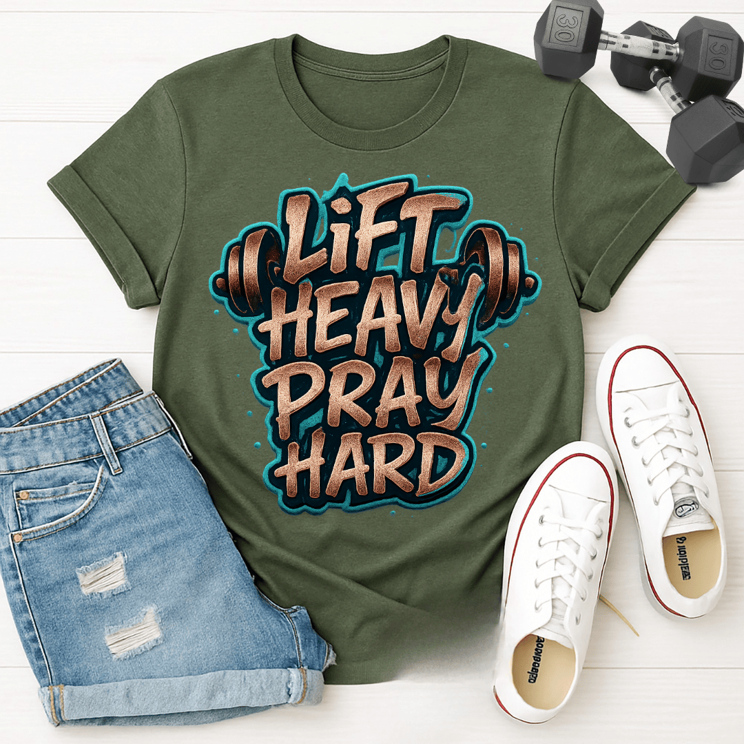 Lift Heavy Pray Hard T-Shirt